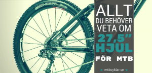 27,5 tumshjul för Mtb